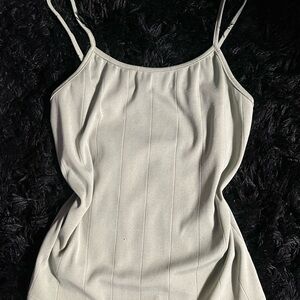 Elegant light green Spaghetti Strap Top
